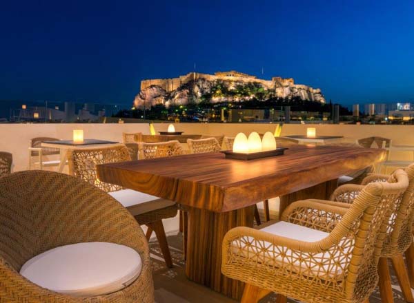 Rooftop bar Thea Terrace Bar in Athens