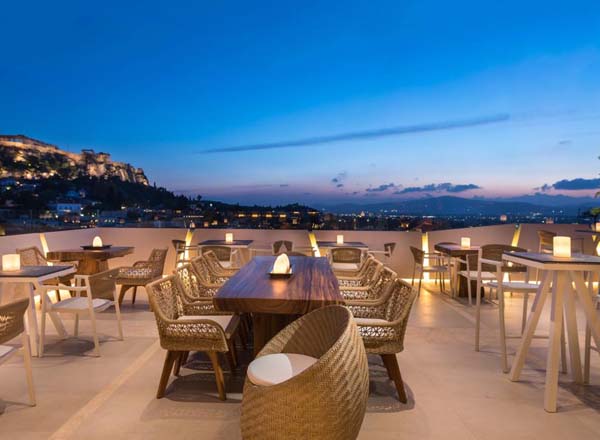 Rooftop bar Thea Terrace Bar in Athens