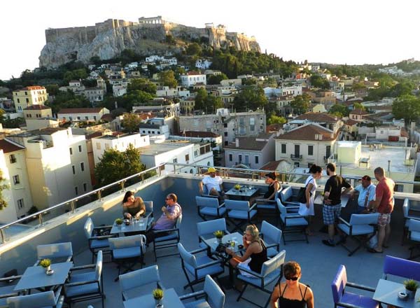 Rooftop bar Thea Terrace Bar in Athens