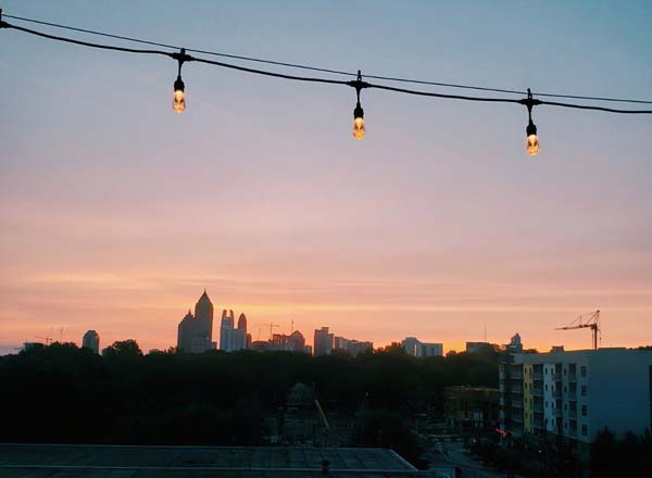 Rooftop bar Six Feet Under (Westside) in Atlanta