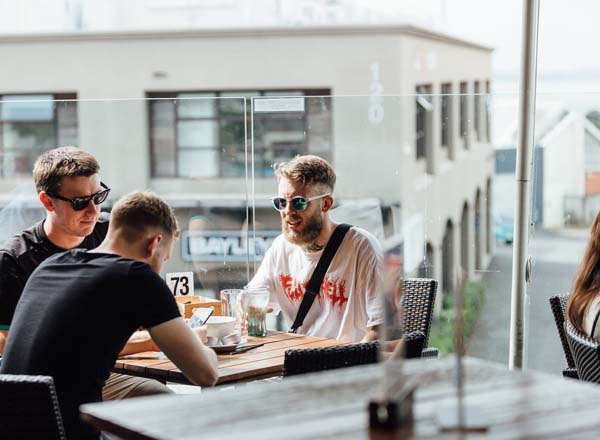Rooftop bar Basalt in Auckland