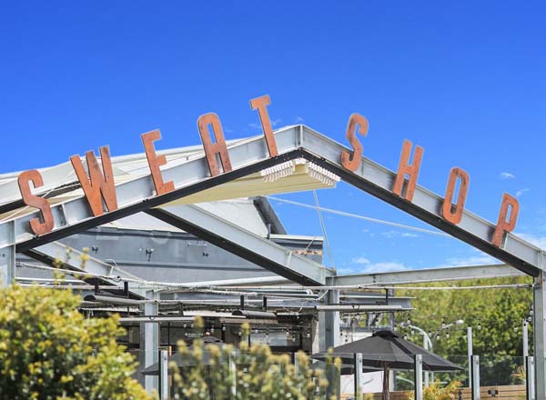 Rooftop bar Sweat Shop Brew Kitchen in Auckland