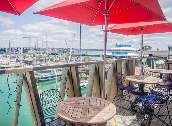 Rooftop bar The Parasol & Swing Company in Auckland