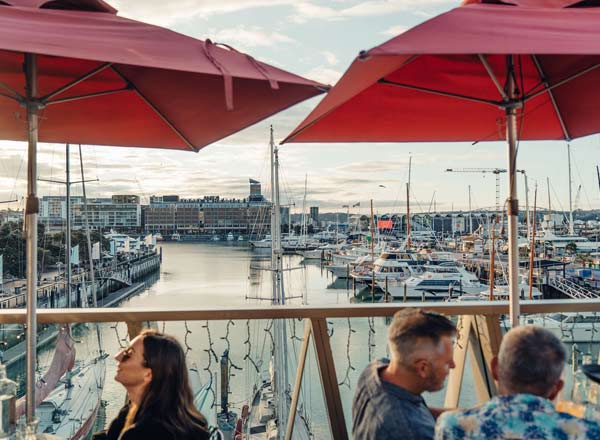 Rooftop bar The Parasol & Swing Company in Auckland