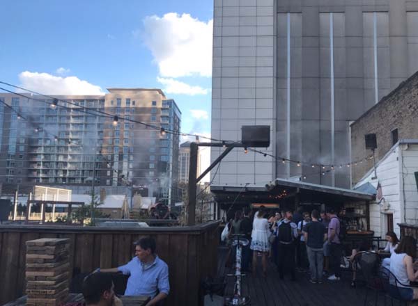 Rooftop bar HandleBar in Austin