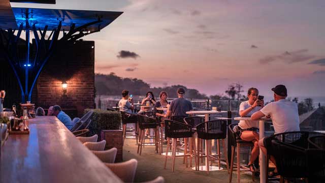 Rooftop bar Above Eleven Bali in Bali