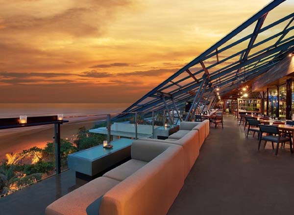 Rooftop bar MoonLite Kitchen & Bar in Bali