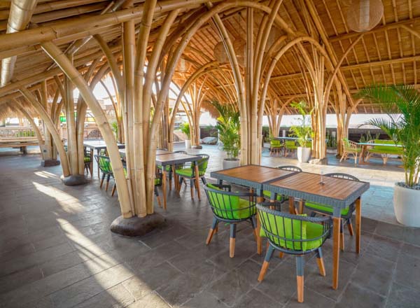 Rooftop bar ROOST Roofscape Dining in Bali