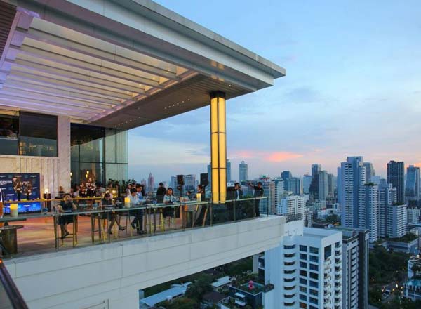 Rooftop bar 137 Pillars Bangkok in Bangkok