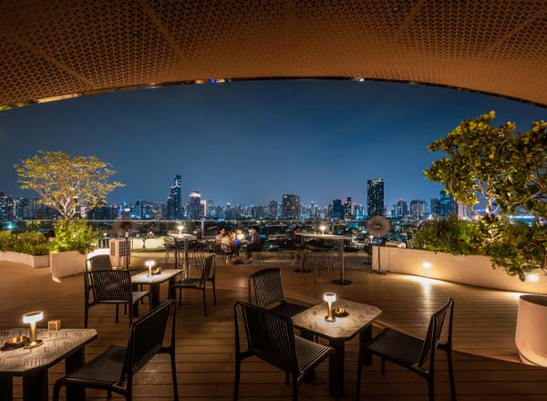 Rooftop bar SOL and LUNA in Bangkok
