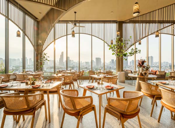 Rooftop bar SOL and LUNA in Bangkok