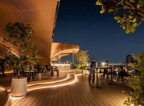 Rooftop bar SOL and LUNA in Bangkok