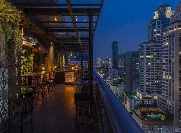 Rooftop bar The Speakeasy Rooftop Bar in Bangkok