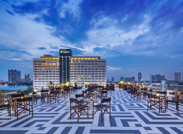 Rooftop bar Top Knot at Hotel Once in Bangkok