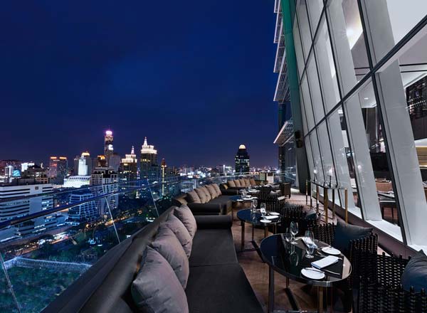 Rooftop bar Up & Above at Okura Prestige in Bangkok