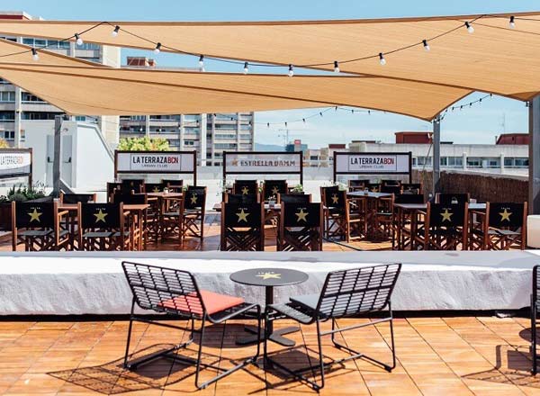 Rooftop bar La Terraza BCN Urban Club in Barcelona