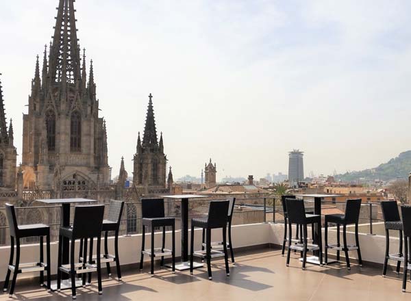 Panoramic Terrace At Hotel Colon Rooftop Bar In Barcelona The Rooftop Guide Panoramic Terrace At Hotel Colon Rooftop Bar In Barcelona The Rooftop Guide