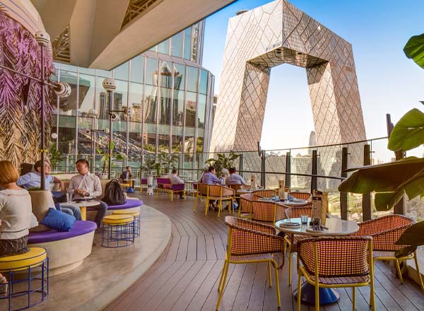 Rooftop bar Beijing Migas Mercado in Beijing