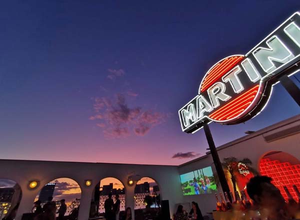 Rooftop bar Terrazza Martini in Beijing