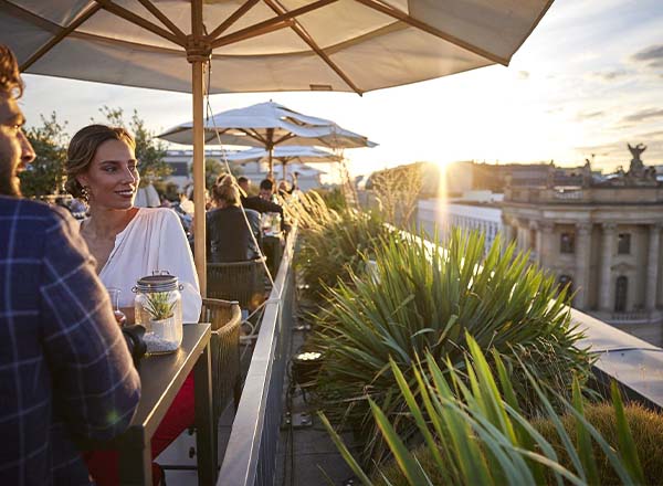 Rooftop bar The Rooftop Terrace at Hotel de Rome in Berlin
