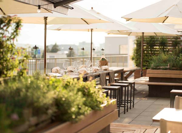 Rooftop bar NOA Restaurant Bar Grill in Bern