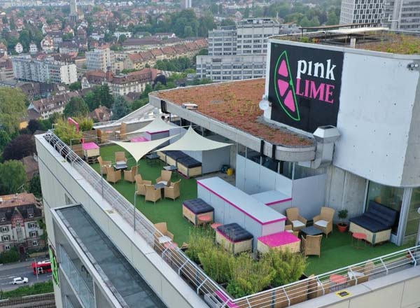 Rooftop bar Pink Lime Rooftop Bar in Bern