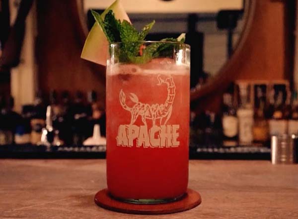 Rooftop bar Apache at Click Clack Hotel in Bogotá