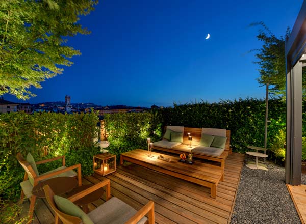 Roof Garden at Hotel Metropolitan Rooftop bar in Bologna