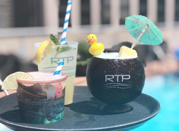 Rooftop bar RTP at Hotel Colonnade in Boston
