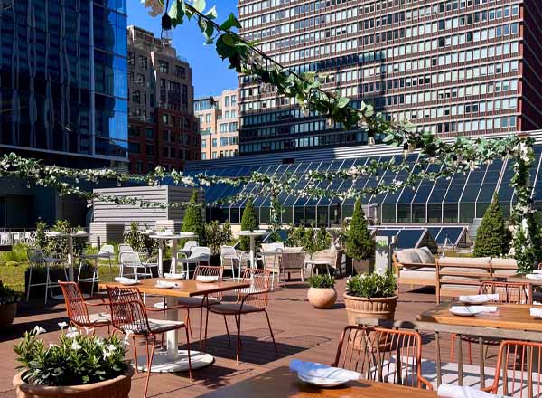 Rooftop bar Terra at Eataly Boston in Boston