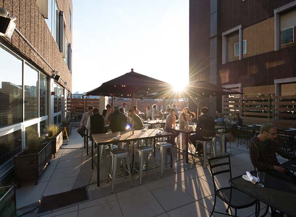 Rooftop bar The Sinclair in Boston