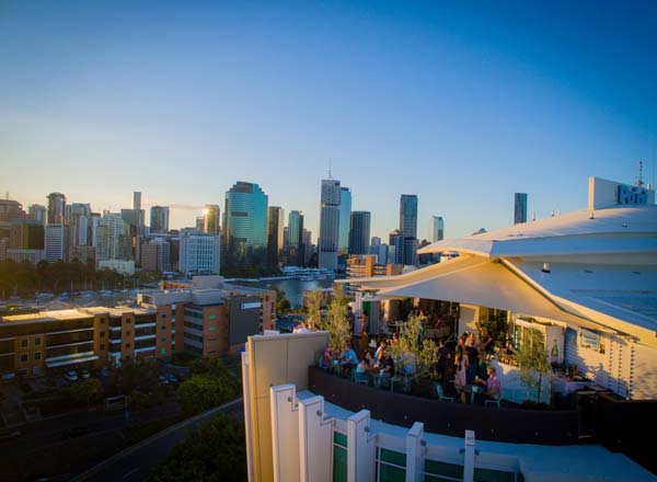 Rooftop bar Eagles Nest Brisbane in Brisbane