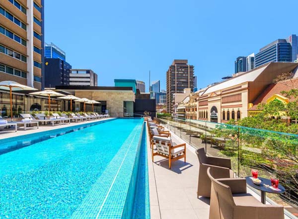 Rooftop bar Hibiscus Room in Brisbane