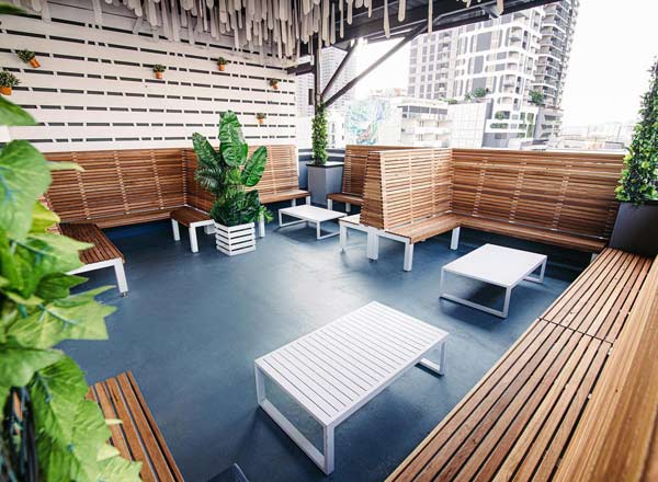 Bar en la azotea The Rooftop en The Fox en Brisbane