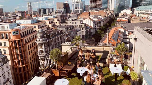 Rooftop bar Boho Rooftop Bar in Brussels