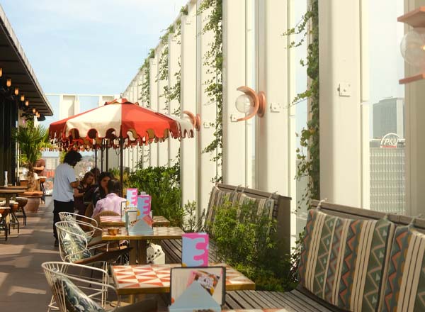 Rooftop bar Tope in Brussels