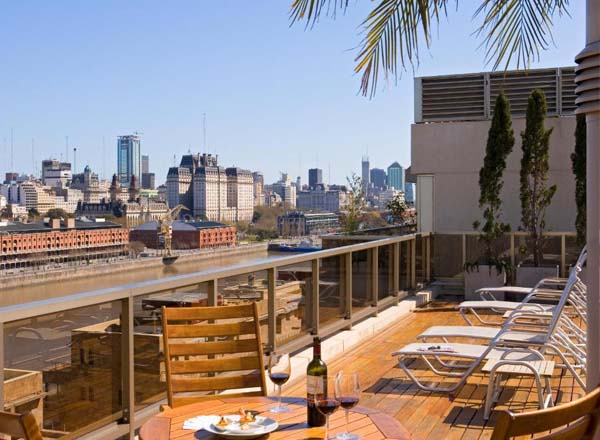 Rooftop bar Hotel Madero in Buenos Aires