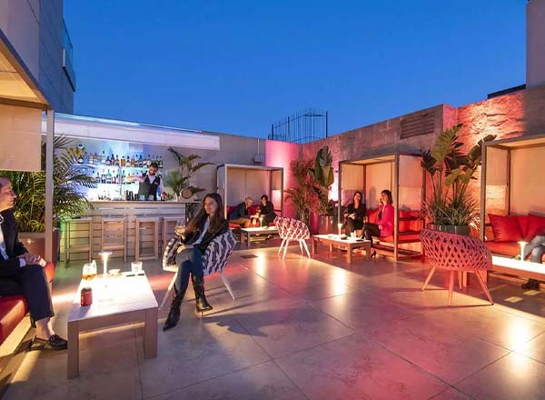 Rooftop bar La Terraza Negresco in Buenos Aires