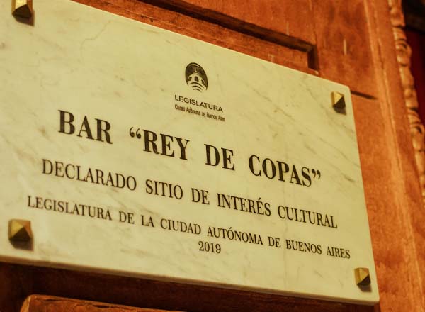 Rooftop bar Rey de Copas in Buenos Aires