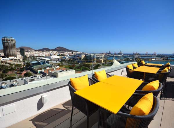 Rooftop bar IBEX Rooftop Bar in Canary Islands (Gran Canaria)