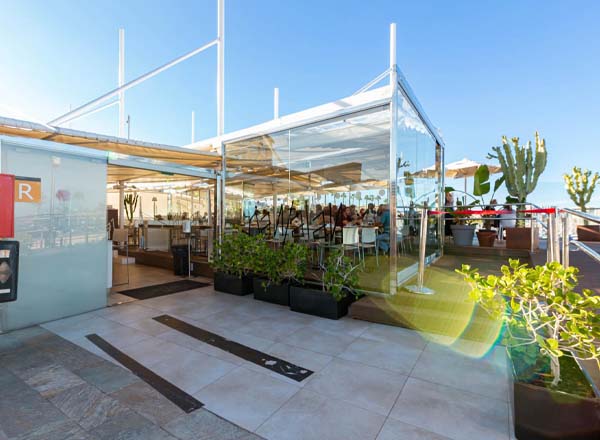 Rooftop bar Restaurante Terraza Pantalán in Canary Islands (Gran Canaria)