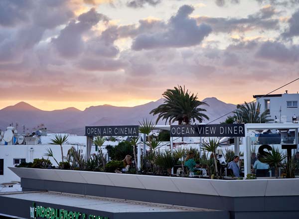 Rooftop bar Rooftop Biosfera in Canary Islands (Lanzarote)