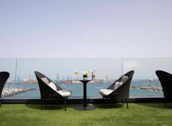 Rooftop bar TAJ Rooftop & Lounge in Canary Islands (Gran Canaria)