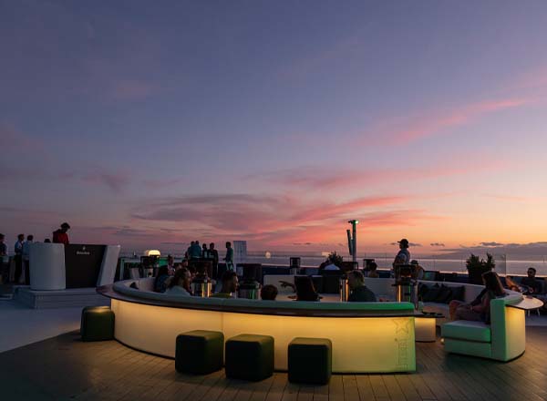 Rooftop bar The 16th in Canary Islands (Tenerife)