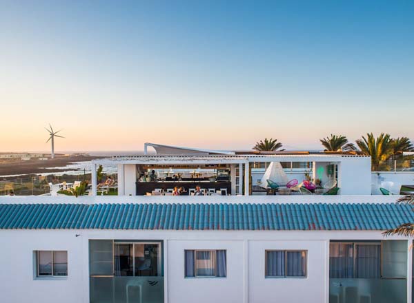 Rooftop bar The Roof Chill Out in Canary Islands (Fuerteventura)