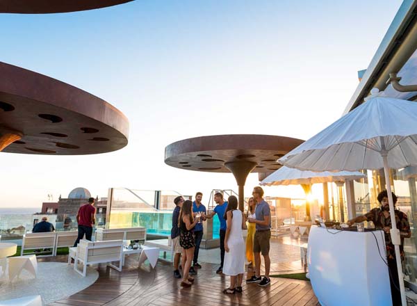 Rooftop bar Zambra SkyBar in Canary Islands (Tenerife)