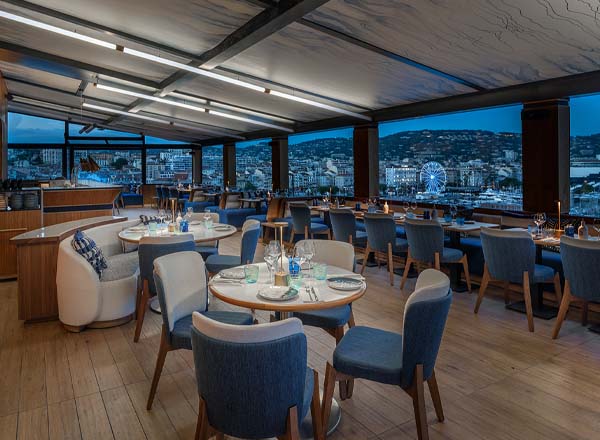 Rooftop bar Marea in Cannes
