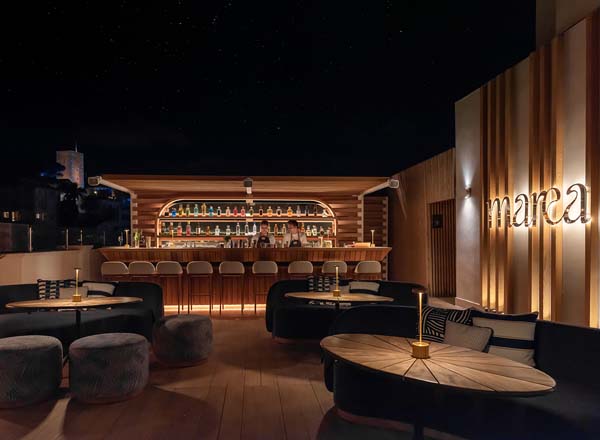 Rooftop bar Marea in Cannes