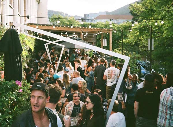 Rooftop bar Up Yours at Yours Truly in Cape Town