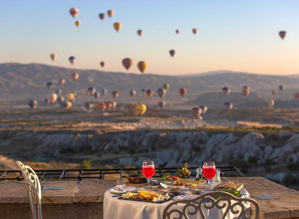 Rooftop bar Lil’a at Museum Hotel in Cappadocia